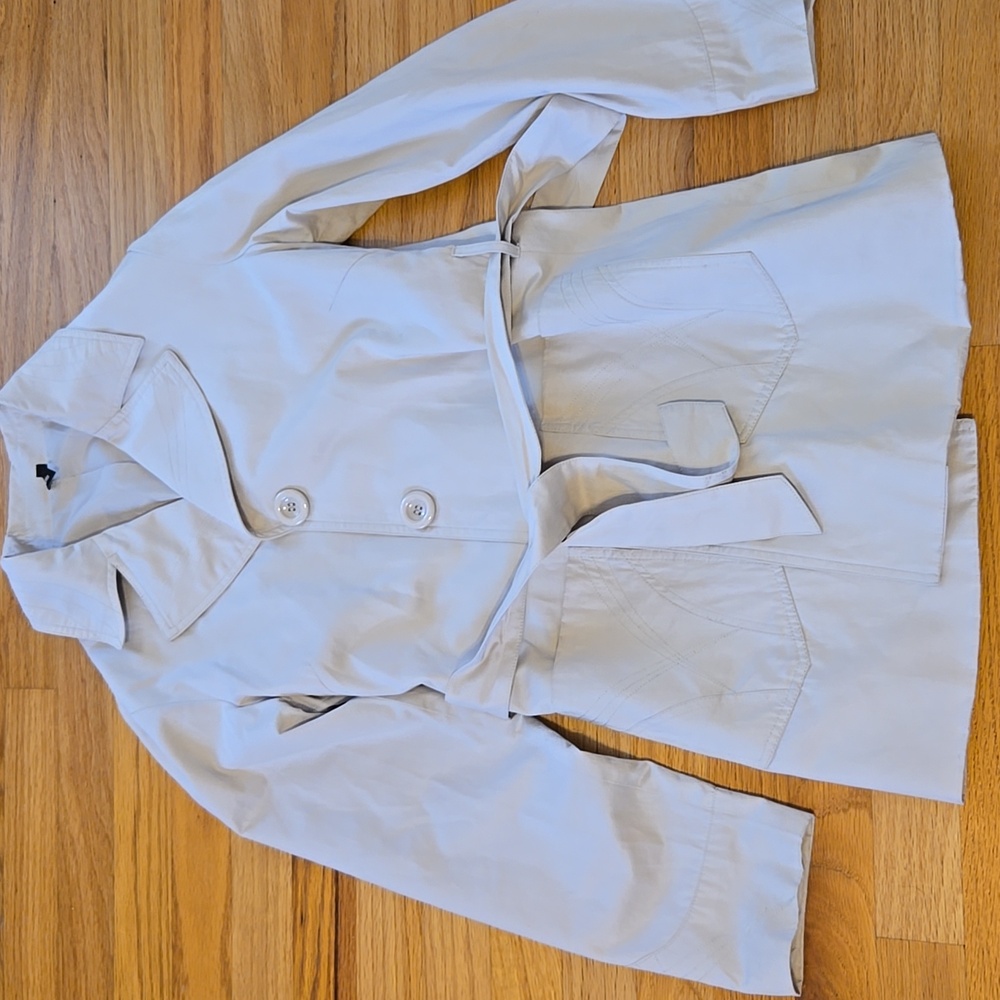 Medium Light Tan Trench Coat